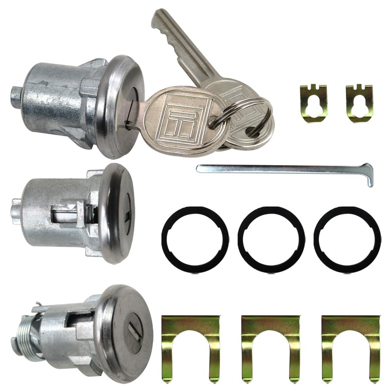 654394765282 Door Lock Cylinder &2 Keys Doors/Trunk Lock Key Set