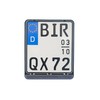 1 x License Plate Holder with 3D Carbon Look Stripes