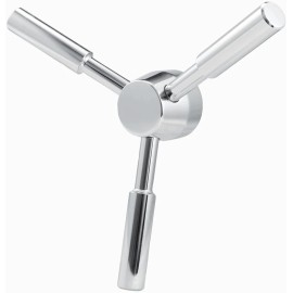 MOUNT 3 Spoke Gun Safe Handle Replacement, Black Heavy-Duty Handle for Gun Safe