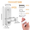teasteam Foldable Wall Hooks 4Pcs Folding Coat Hook for Hanging