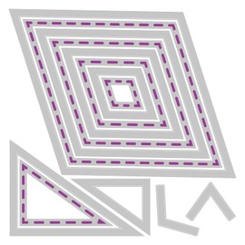 Sizzix® Framelits® Die Set 13PK - Fanciful Framelits, Katy Deco Diamonds by Stacey Park