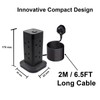AJP Tower Extension Lead with USB Slots 8 Way Plug