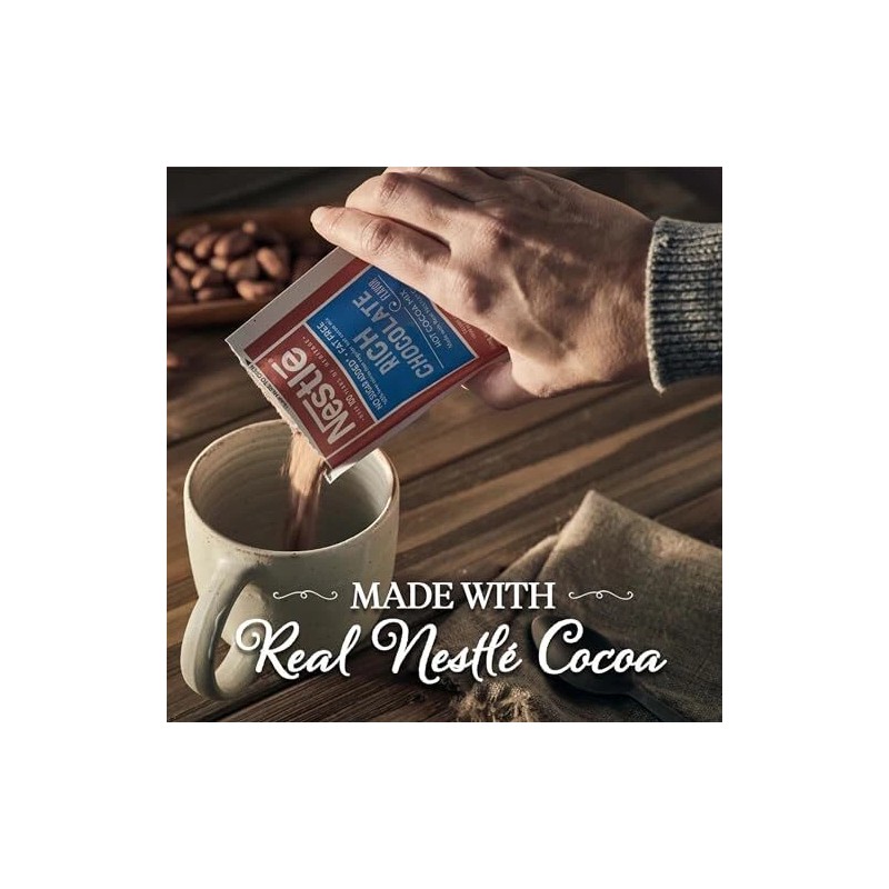 Nestle Hot Cocoa No Sugar Added Fat Free Rich Chocolate
