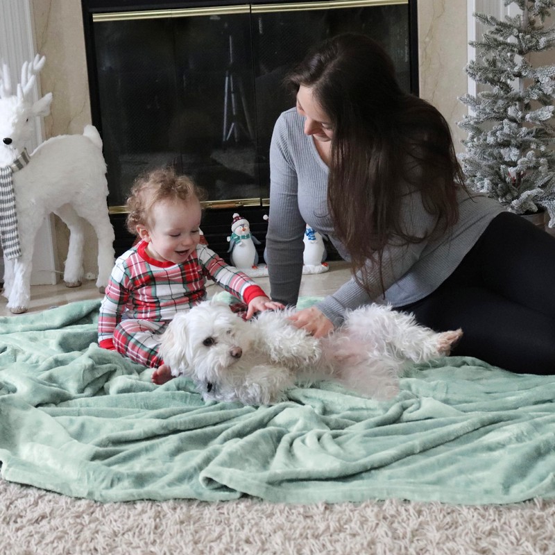 Bedsure Fleece Throw Blanket for Bed - Soft Cosy Fluffy