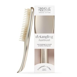 Tangle Teezer Chrome Ultimate Detangler Brush, Straight to Curly, Gold