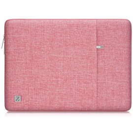 NIDOO 13.3-14 Inch Laptop Sleeve Case Protective Bag Cover for Surface Book 3 2 / Surface Laptop Studio / 14" ThinkPad P14s / IdeaPad Flex 5 / Yoga Pro 7 / ThinkPad E14 T14 / ProBook 440 G9, Red