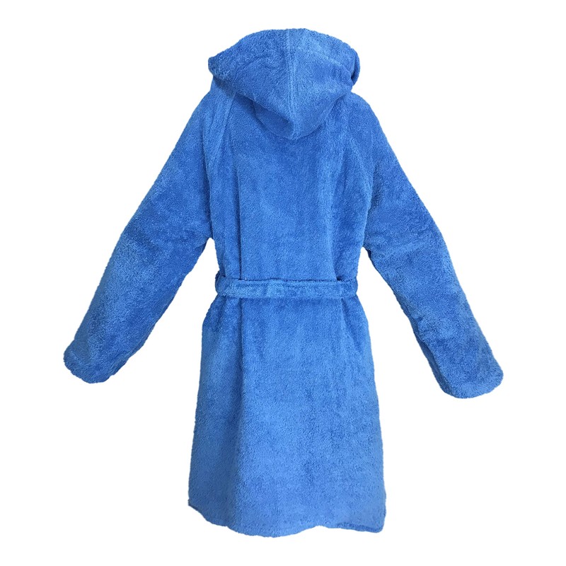 Hi-Tech© Childrens Boys Pure Cotton Terry Towelling Bathrobe Blue 10
