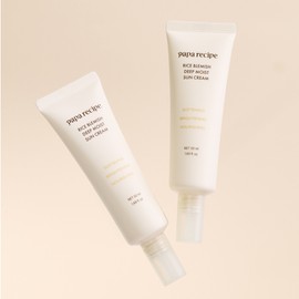 papa recipe Rice Blemish Deep Moist Sun Cream 50ml Double Pack - [SET] Sun Cream 50ml Double Pack
