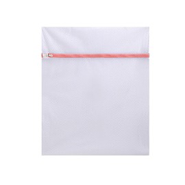 Akkerds Laundry Bag, Stocking, Tights, Socks, Long Lasting, Small, Mini, Powder Soap Net, 9.8 x 11.8 inches (25 x 30 cm), Polyester, Net (Pink)