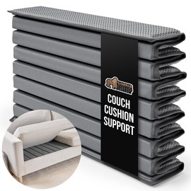 GORILLA GRIP Heavy Duty Couch Cushion Support Board to Fix Sagging Sofas, 21.5 x 70 Sofa, Thick Plywood Boards Add Strong Seat Supports, Stays in Place, Replacement Stuffing Under Couches, Grey