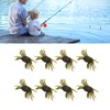 VGEBY Artificial Crab Lures, 8pcs 13cm 33.5g 3D Simulation Crab