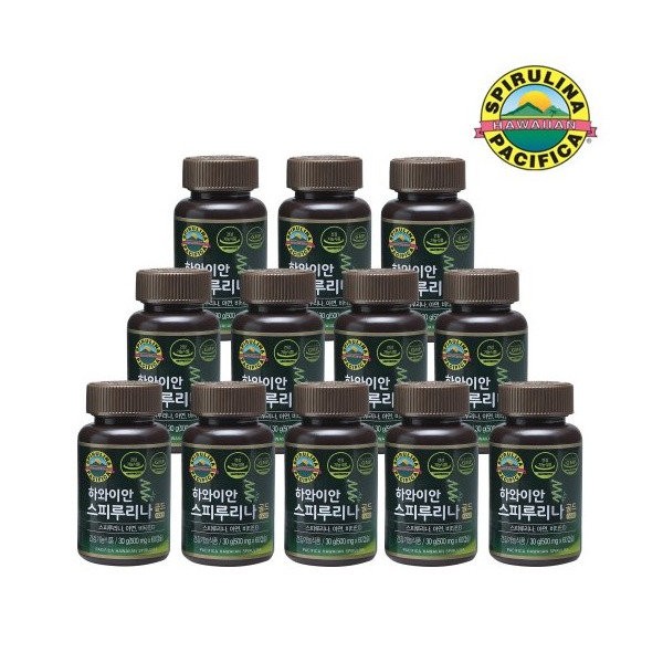 [Pacifica] Hawaiian Spirulina GOLD Capsules 12 boxes (12 months supply) / [퍼시피카] 하와이안 스피루리나 GOLD 캡슐 12박스 (12개월분)