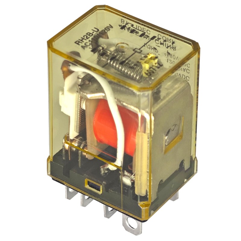RH2B-UAC110-120V Power Relay 110/120VAC 10A DPDT Plug-in VAC Coil