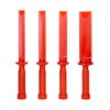 QWORK Plastic Chisel Scraper Set, 3/4", 7/8", 1", 1-1/2" Chemical