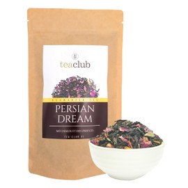 Persian Dream Black Tea Loose Persian Black Tea Blend with Cardamom Rose Petals Safflower Blossoms, TeaClub Black Tea (Persian Dream 250g)
