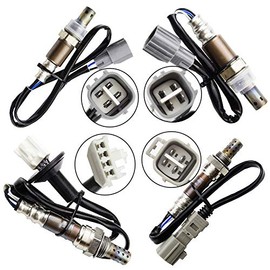 higherbro 4x Oxygen O2 Sensor For 2004 2005 2006 Toyota Sienna 3.3L Upper Lower Upstream + Downstream