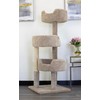Deluxe Cat Tower with spacious cat perches and scratching post
