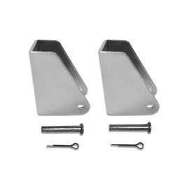 Aflle Racing One Pair of Universal Linear Actuator Mounting Brackets with Pins 180° Swivel
