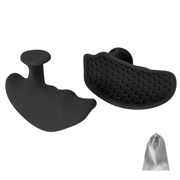 manaraha Ergonomic Rubber Gym Grips for Men & Women –