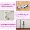 2 Pack 3" Chrome Slide Door Bolts, Stainless Steel Barrel