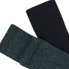 Weatherproof Men's 5 Pack Crew Socks, Green/Black, 10-13