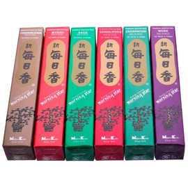Nippon Kodo Japanese Morning Star Incense Frankincense Myrrh Sage Sandalwood Cedarwood Musk