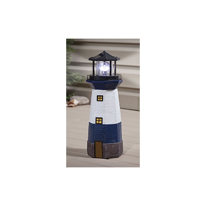 Miles Kimball Solar Lighthouse by Maple Lane CreationsTM- Rotating LED