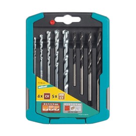wolfcraft 7116000 Set of 9 Drills