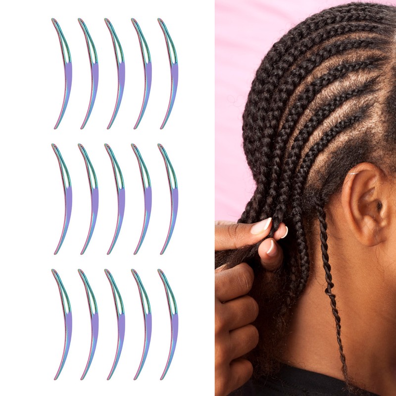 15pcs Alloy Sisterlocks Tightening Accessories Colorful Dreadlocks Interlocking Tool Styling