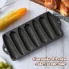 Reallnaive 1 Pc Cast Iron Corn stick Pan Corn Bread