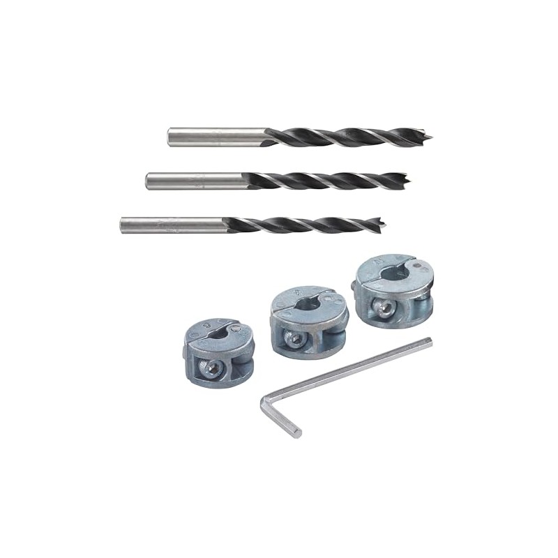 wolfcraft "Depth-Restricted Drilling" Starter Set I 8639000 I Wood Drill