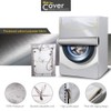 Mr.You Waterproof Washing Machine/Dryer Cover for Front Loader Silver Thickened