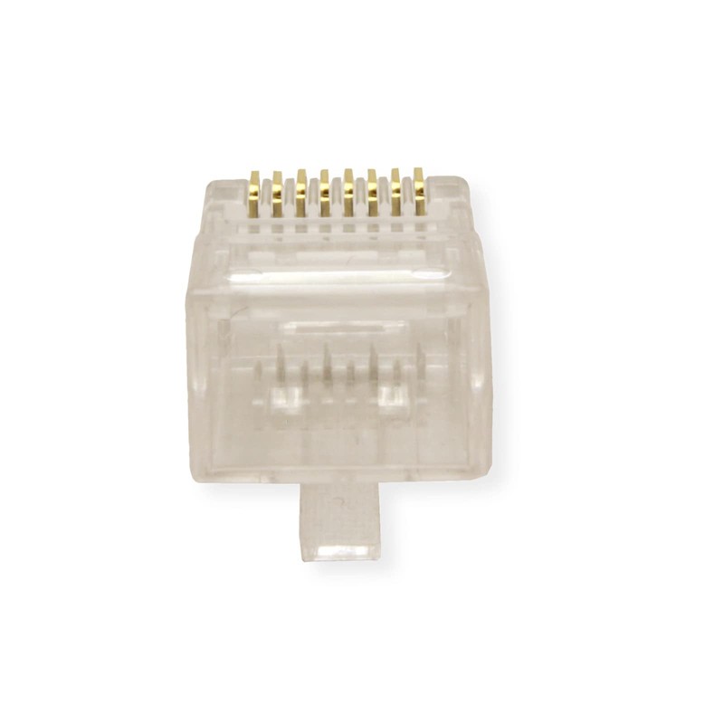 Value 21993064 Modular Plug Unshielded Cat6/6 a 100 Pcs Clear