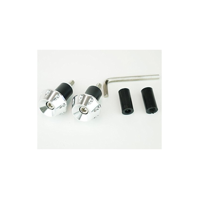 Mini Silver Universal Grip End Cap for 7/8" Handle for