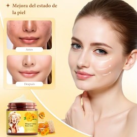 Sebo de Res para la Cara,Sebo de Res Crema Batido con Miel,Crema de Sebo de Res y Miel,Manteca Facial y Corporal para Piel MuySeca. (1)