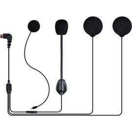 MAXTO ヘルメット Bluetooth ヘッドセット ヘッドホンアクセサリー ソフト&ハードマイク付き M6S、X2に適合