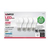 Satco 11453-5A19/LED/850/120V/D/4PK (S11453) A19 A Line Pear LED Light Bulb