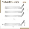 4 Pcs 9 Inch Double Crossbar Hanger, Wedding Valance Hanger,