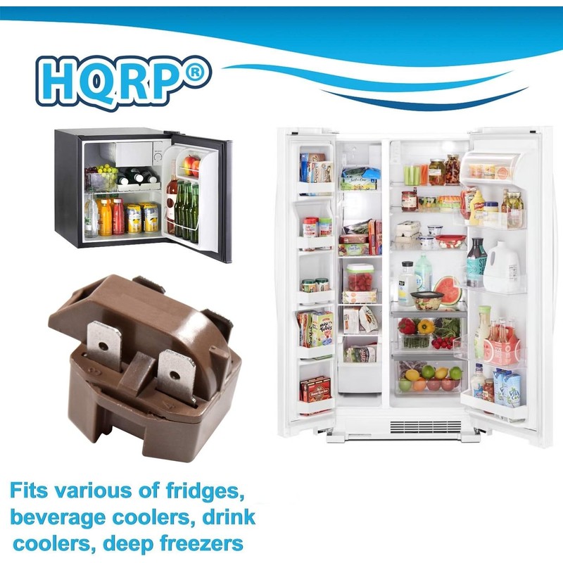 HQRP 2-Pack PTC Start Relays/Starter Replacement compatible with Magic Chef