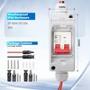DMTVAL 32 Amp Solar Panel Disconnect Switch, Outdoor Small Breaker