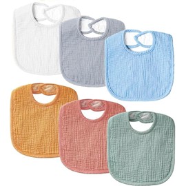 SLOSH Baby Bib for Newborns Baby Bib Waterproof and Absorbent for Babies and Toddlers Boys and Girls Unisex Set Press Stud, Multicoloured