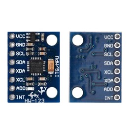 FORIOT 3個 GY-521 MPU6050 3軸加速度計 ジャイロモジュール MPU-6050 6 DOF 6軸加速度計 DIYキット 16ビットADコンバーター データ出力 IIC I2C [DC 3-5V]