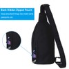 Waterfly Small Crossbody Sling Backpack Anti-Theft Backpack Zippered for Traveling