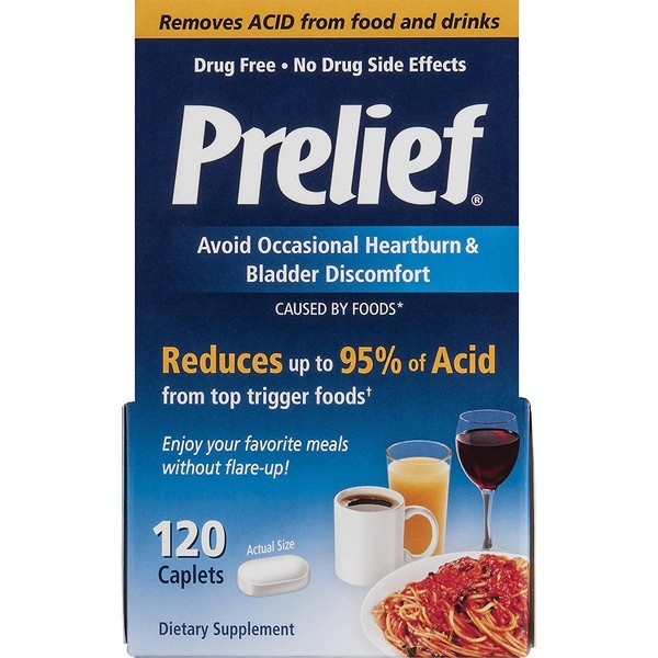 Prelief Dietary Suppliment Tablets, 120 Tabs (Pack of 4)