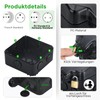 Upgrade Outdoor Socket Waterproof Socket IP66 with Switch Indicator Light,