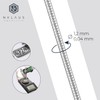 NKlaus 1.2 mm Snake Chain Silver Necklace (Length Selectable 38