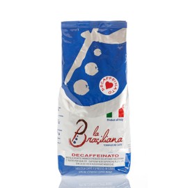 La Brasiliana Caffè Decaffeinato, Bean, Pack of 1 (1 x 1 kg)