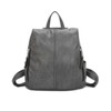 Women's Fashion PU Leather Backpack Large Capacity Rucksack School Travel