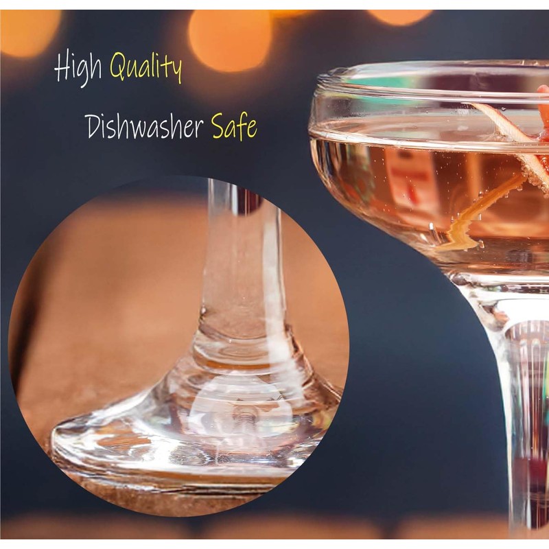 Cocktail Glasses (8 oz/235 ml), Espresso Glasses Martini, Margarita, Elegant