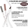 Eyebrow Pencil, 4 Tip Microblade Eyebrow Pen, Liquid Eyebrow Pen,